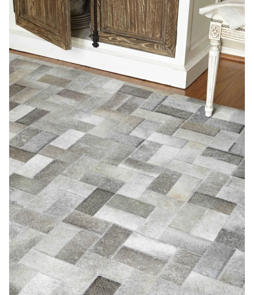 Exquisite Rugs Natural Hide Silver 3353116X146 11ft.6in.X14ft.6in. Rect. Rug