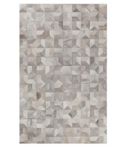 Exquisite Rugs Natural Hide Silver 33555X8 5ft.X8ft. Rect. Rug