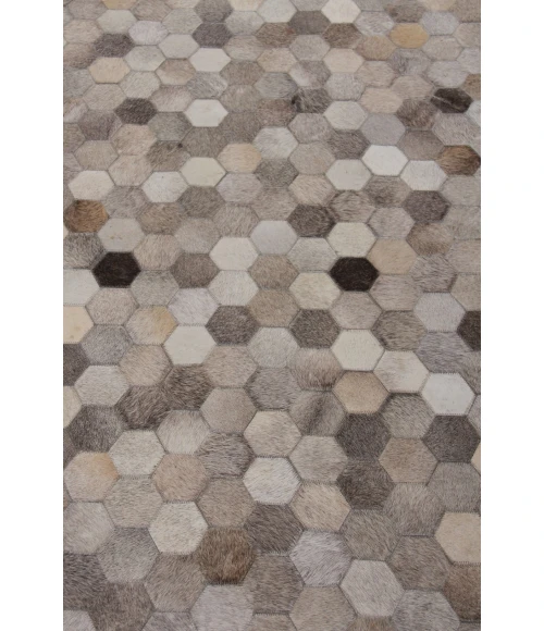Exquisite Rugs Natural Hide Silver/Multi 33578X11 8ft.X11ft. Rect. Rug