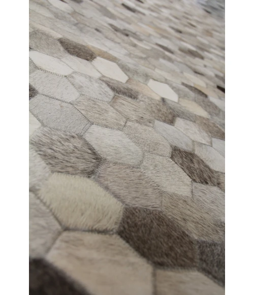 Exquisite Rugs Natural Hide Silver/Multi 33578X11 8ft.X11ft. Rect. Rug