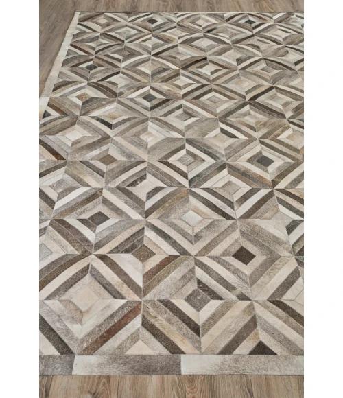 Exquisite Rugs Natural Hide Silver 336196X136 9ft.6in.X13ft.6in. Rect. Rug