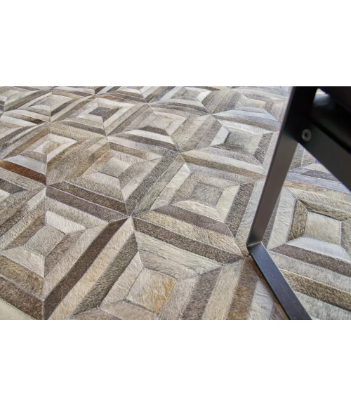 Exquisite Rugs Natural Hide Silver 336196X136 9ft.6in.X13ft.6in. Rect. Rug