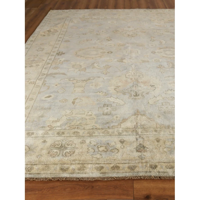 Exquisite Rugs Antique Weave Oushak Gray/Ivory 33698X10 8ft.X10ft. Rect. Rug