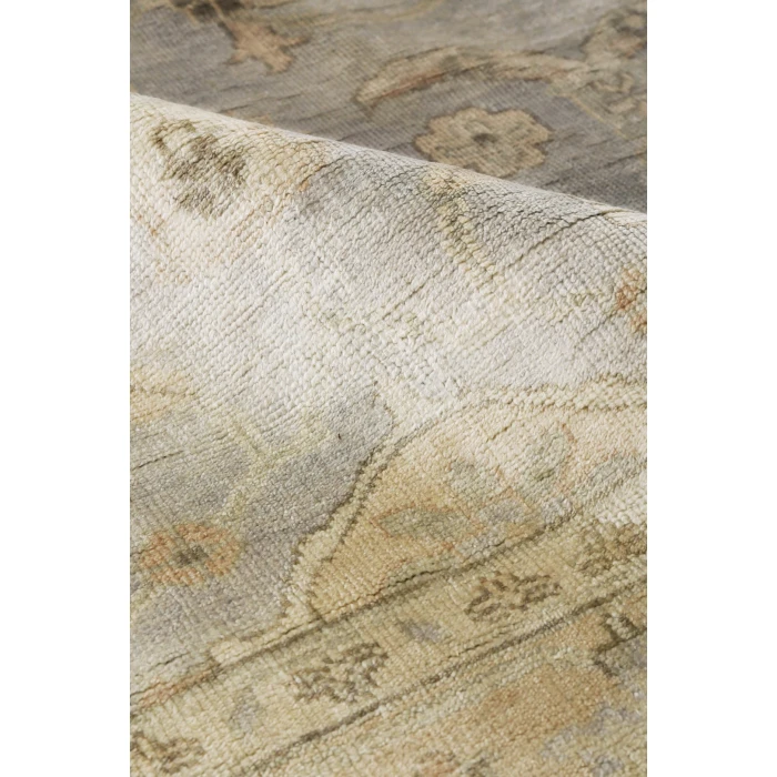 Exquisite Rugs Antique Weave Oushak Gray/Ivory 33698X10 8ft.X10ft. Rect. Rug