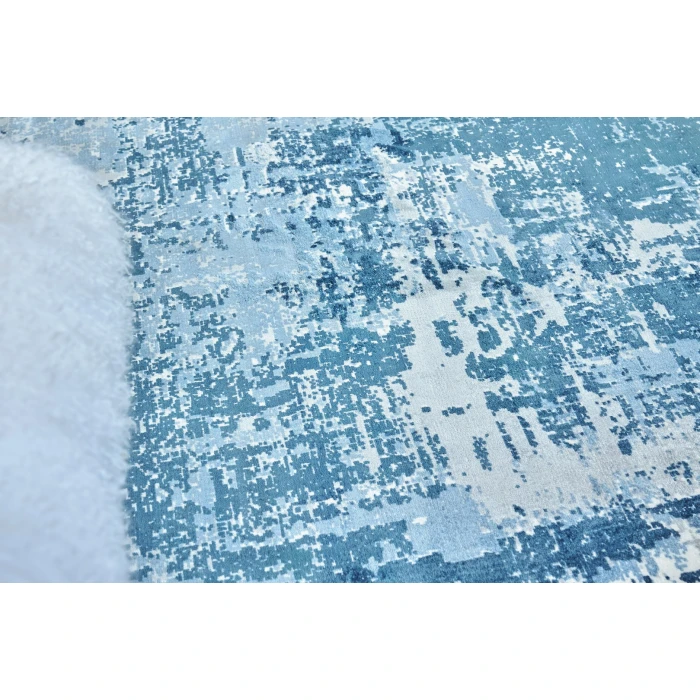 Exquisite Rugs Koda Blue/Ivory 33798X10 8ft.X10ft. Rect. Rug