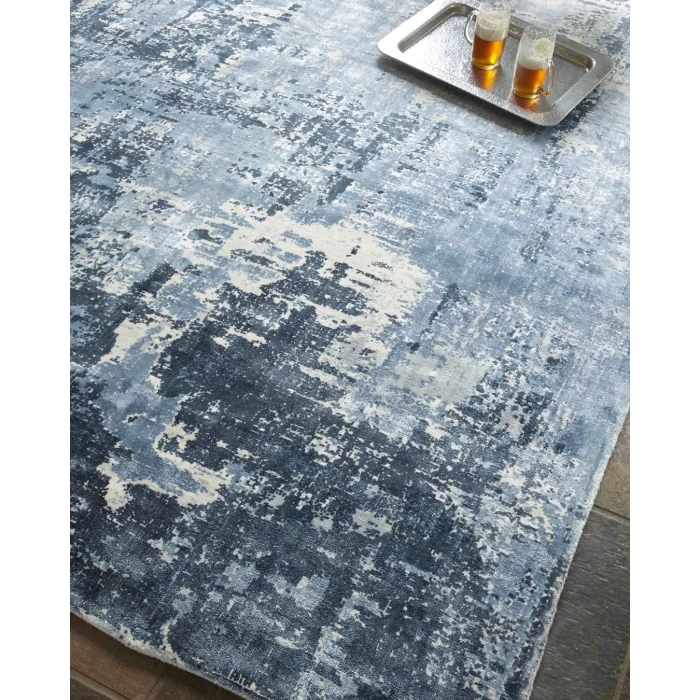 Exquisite Rugs Koda Blue/Ivory 33798X10 8ft.X10ft. Rect. Rug