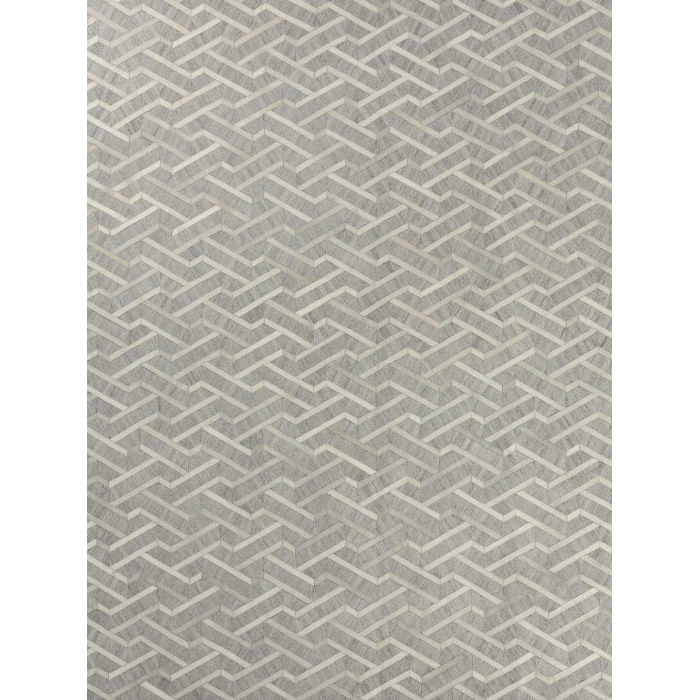 Exquisite Rugs Berlin Silver/Ivory 34165X8 5ft.X8ft. Rect. Rug