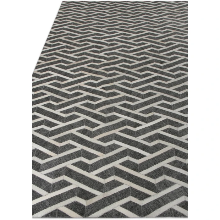 Exquisite Rugs Berlin Charcoal/Ivory 341796X136 9ft.6in.X13ft.6in. Rect. Rug