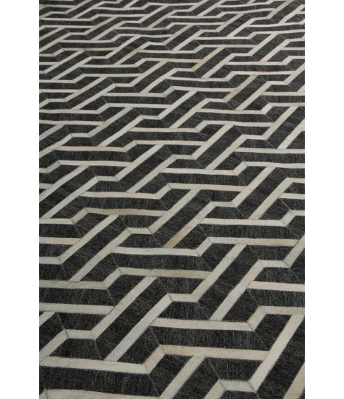 Exquisite Rugs Berlin Charcoal/Ivory 34178X11 8ft.X11ft. Rect. Rug