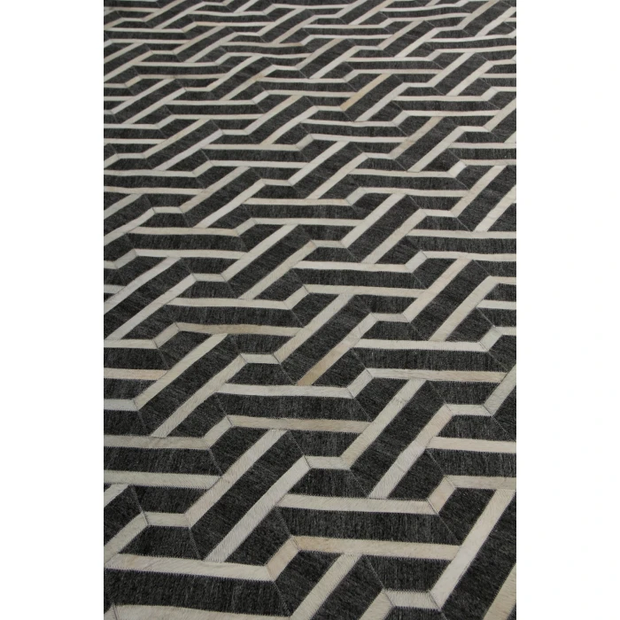 Exquisite Rugs Berlin Charcoal/Ivory 341796X136 9ft.6in.X13ft.6in. Rect. Rug