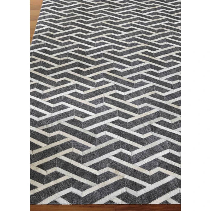 Exquisite Rugs Berlin Charcoal/Ivory 341796X136 9ft.6in.X13ft.6in. Rect. Rug