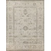 Exquisite Rugs Antique Weave Oushak Ivory/Gray 34206X9 6ft.X9ft. Rect. Rug