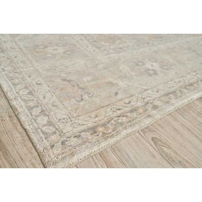 Exquisite Rugs Antique Weave Oushak Ivory/Gray 34208X10 8ft.X10ft. Rect. Rug