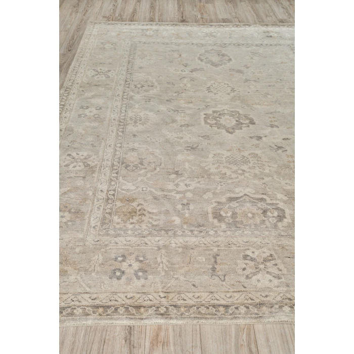 Exquisite Rugs Antique Weave Oushak Ivory/Gray 34208X10 8ft.X10ft. Rect. Rug