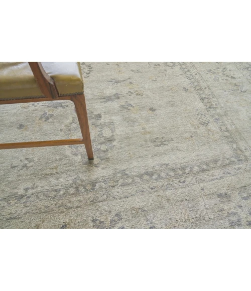 Exquisite Rugs Antique Weave Oushak Ivory/Gray 342014X18 14ft.X18ft. Rect. Rug