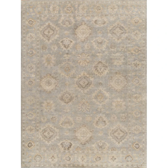 Exquisite Rugs Antique Weave Oushak Light Blue 34218X10 8ft.X10ft. Rect. Rug