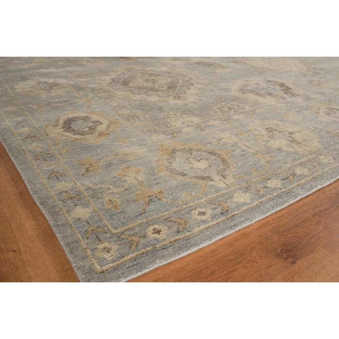 Exquisite Rugs Antique Weave Oushak Light Blue 34218X10 8ft.X10ft. Rect. Rug