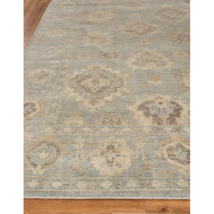 Exquisite Rugs Antique Weave Oushak Light Blue 34218X10 8ft.X10ft. Rect. Rug