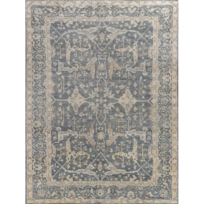 Exquisite Rugs Antique Weave Oushak Blue 34228X10 8ft.X10ft. Rect. Rug