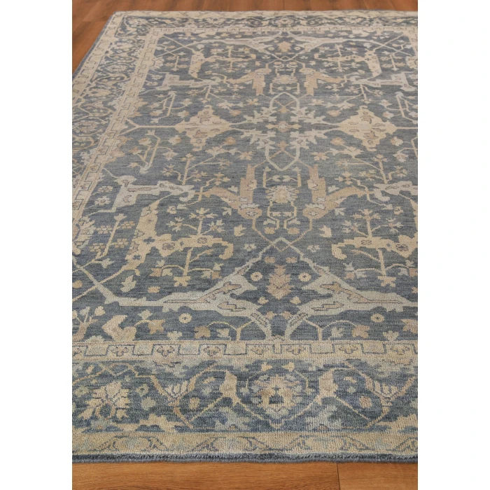 Exquisite Rugs Antique Weave Oushak Blue 34228X10 8ft.X10ft. Rect. Rug