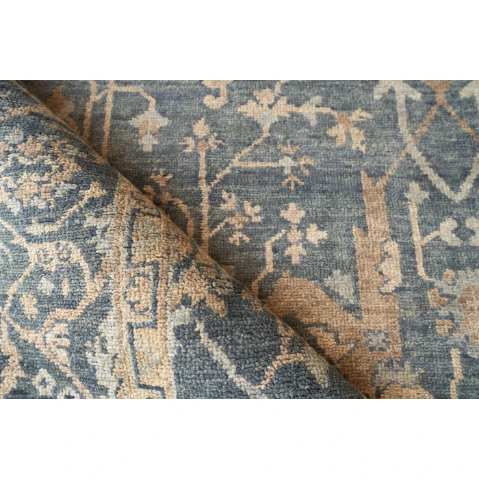 Exquisite Rugs Antique Weave Oushak Blue 34228X10 8ft.X10ft. Rect. Rug