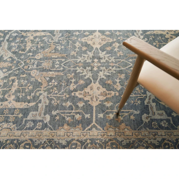 Exquisite Rugs Antique Weave Oushak Blue 34228X10 8ft.X10ft. Rect. Rug