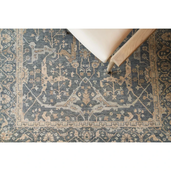 Exquisite Rugs Antique Weave Oushak Blue 34228X10 8ft.X10ft. Rect. Rug