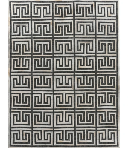 Exquisite Rugs Berlin Charcoal/Ivory 34555X8 5ft.X8ft. Rect. Rug