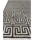 Exquisite Rugs Berlin Charcoal/Ivory 34555X8 5ft.X8ft. Rect. Rug