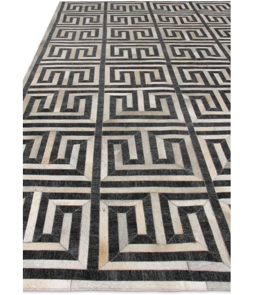 Exquisite Rugs Berlin Charcoal/Ivory 34555X8 5ft.X8ft. Rect. Rug