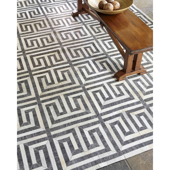 Exquisite Rugs Berlin Charcoal/Ivory 34558X11 8ft.X11ft. Rect. Rug