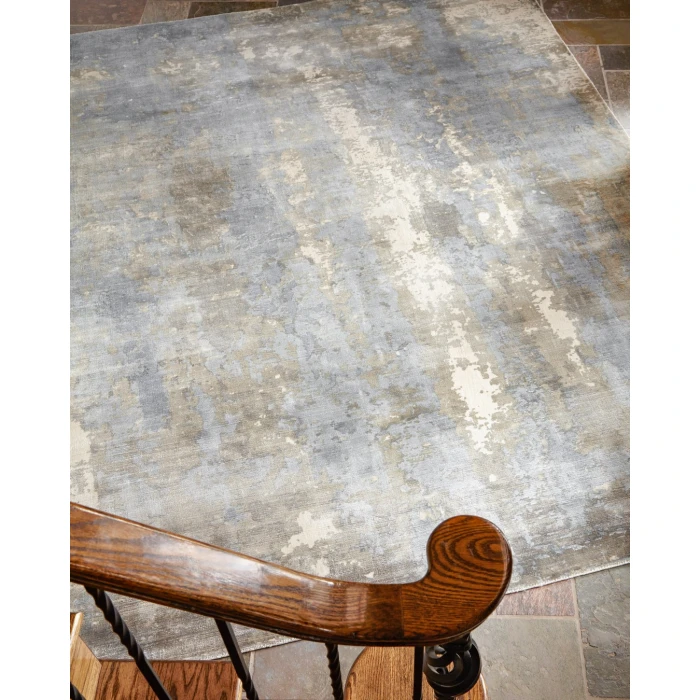 Exquisite Rugs Koda Silver/Blue 34609X12 9ft.X12ft. Rect. Rug