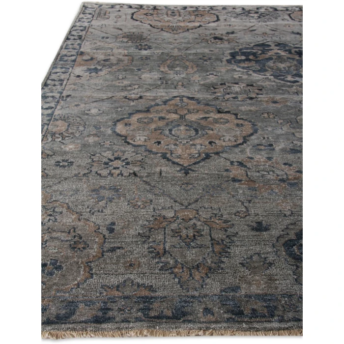Exquisite Rugs Antique Weave Bamboo Gray/Denim 34838X10 8ft.X10ft. Rect. Rug