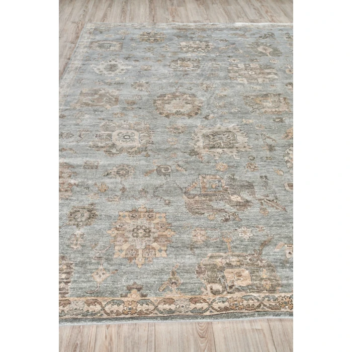 Exquisite Rugs Museum Blue/Gray 34928X10 8ft.X10ft. Rect. Rug