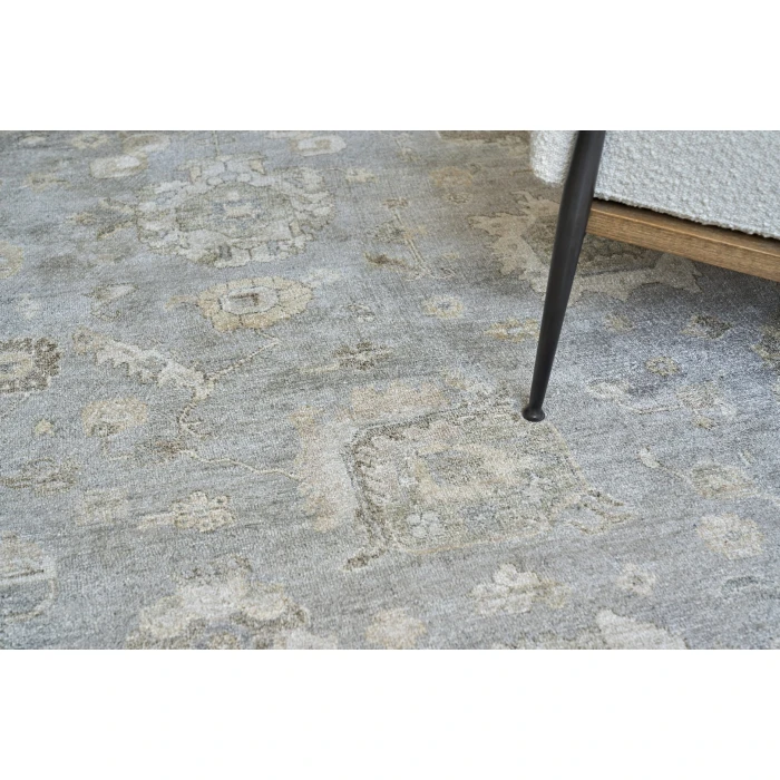 Exquisite Rugs Museum Blue/Gray 34928X10 8ft.X10ft. Rect. Rug