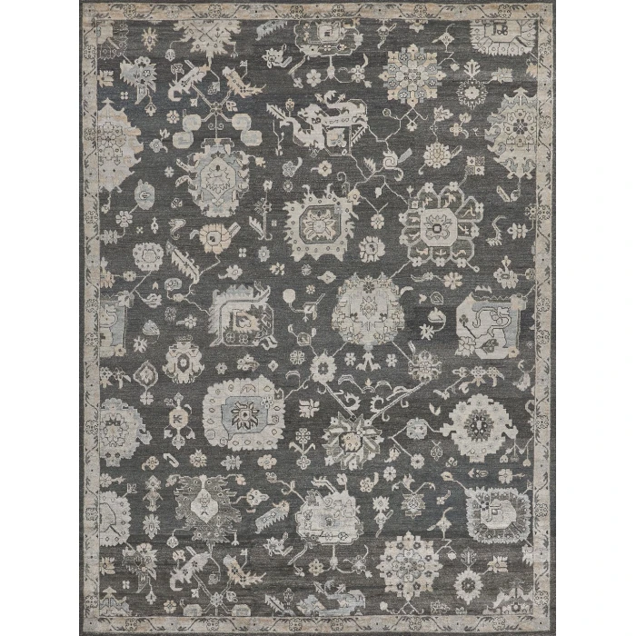 Exquisite Rugs Museum Midnight Charcoal 34959X12 9ft.X12ft. Rect. Rug