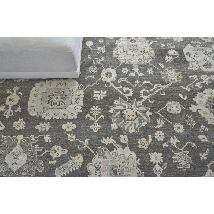 Exquisite Rugs Museum Midnight Charcoal 34959X12 9ft.X12ft. Rect. Rug