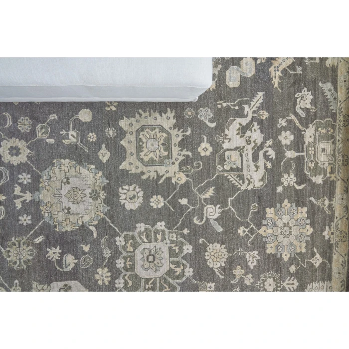 Exquisite Rugs Museum Midnight Charcoal 34959X12 9ft.X12ft. Rect. Rug
