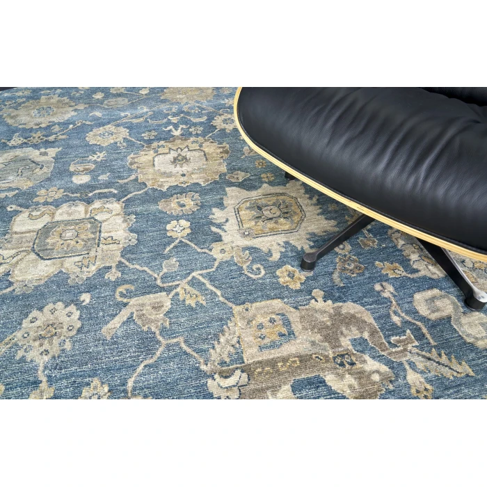 Exquisite Rugs Museum Blue 34969X12 9ft.X12ft. Rect. Rug