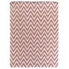 Exquisite Rugs Flatweave Pink/White 35415X8 5ft.X8ft. Rect. Rug