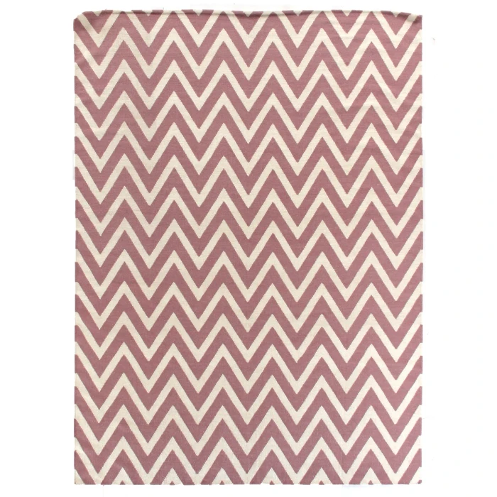 Exquisite Rugs Flatweave Pink/White 354112X15 12ft.X15ft. Rect. Rug