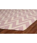 Exquisite Rugs Flatweave Pink/White 35415X8 5ft.X8ft. Rect. Rug