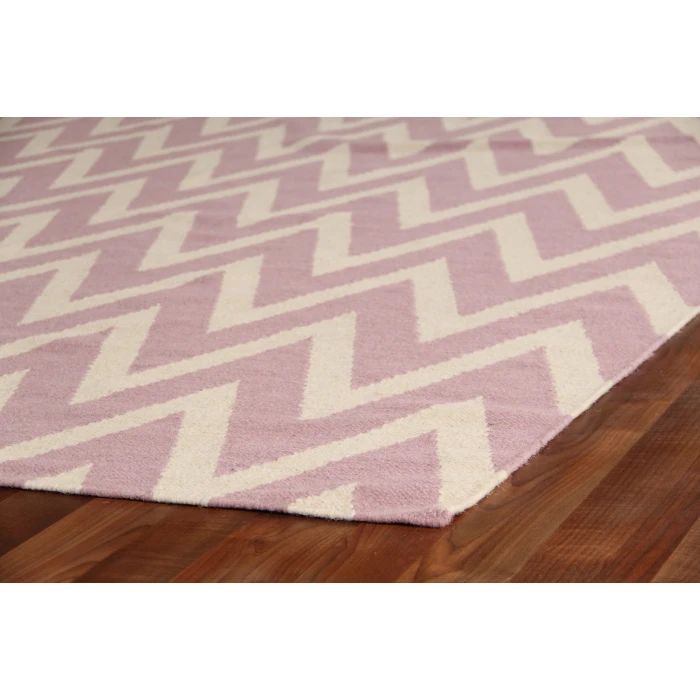 Exquisite Rugs Flatweave Pink/White 354112X15 12ft.X15ft. Rect. Rug