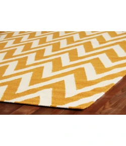 Exquisite Rugs Flatweave Light Orange/White 35425X8 5ft.X8ft. Rect. Rug