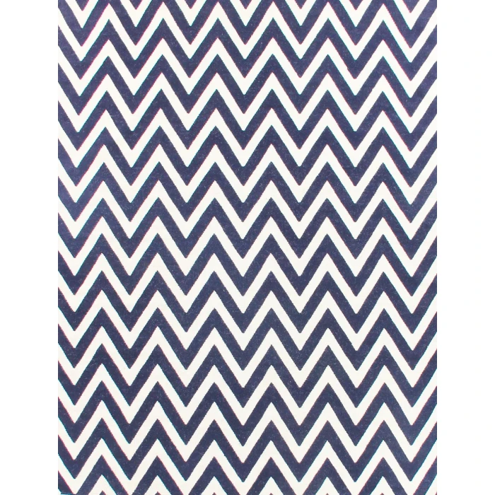 Exquisite Rugs Flatweave Navy/White 354312X15 12ft.X15ft. Rect. Rug