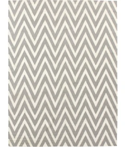 Exquisite Rugs Flatweave Silver/White 35465X8 5ft.X8ft. Rect. Rug