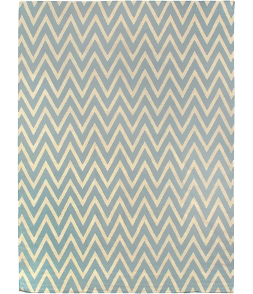 Exquisite Rugs Flatweave Turquoise/White 35475X8 5ft.X8ft. Rect. Rug
