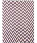 Exquisite Rugs Flatweave Light Purple/White 35485X8 5ft.X8ft. Rect. Rug