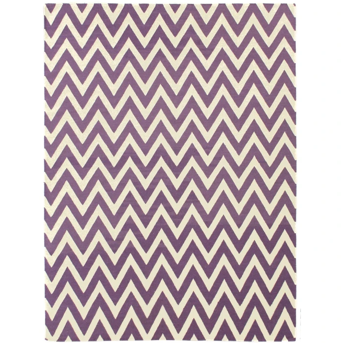 Exquisite Rugs Flatweave Light Purple/White 354812X15 12ft.X15ft. Rect. Rug