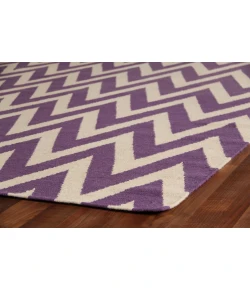 Exquisite Rugs Flatweave Light Purple/White 35485X8 5ft.X8ft. Rect. Rug